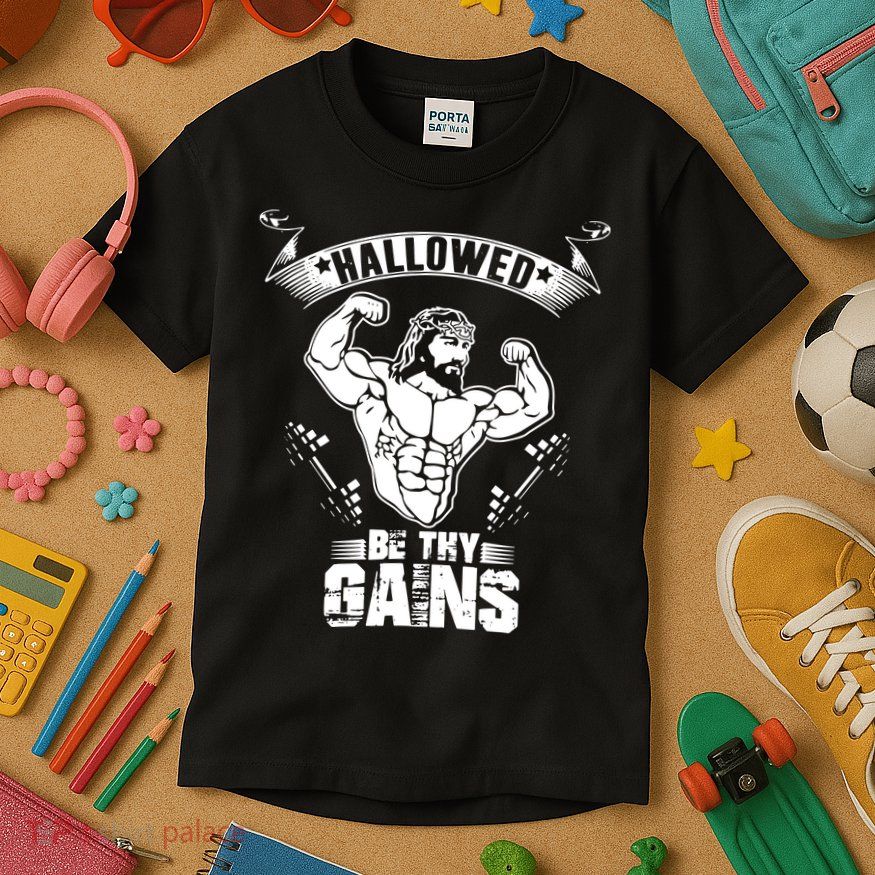 Jesus Bodybuilding Kids T-Shirt