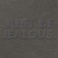 Just Be Jealous Cotton Canvas Backpack