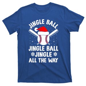 Jingle Ball Jingle Ball Jingle All The Way Xmas Baseball Fan Gift T-Shirt