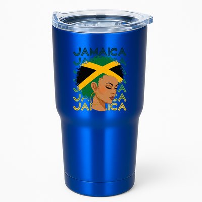 Jamaican Black Jamaica Flag Hair Tumbler