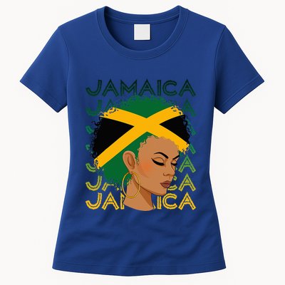 Jamaican Black Jamaica Flag Hair Womens T-Shirt