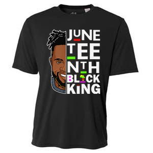 Juneteenth Black King Melanin Father Dad Son Dad Da Cooling Performance Crew T-Shirt