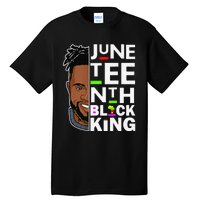 Juneteenth Black King Melanin Father Dad Son Dad Da Tall T-Shirt