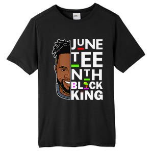 Juneteenth Black King Melanin Father Dad Son Dad Da Tall Fusion ChromaSoft Performance T-Shirt