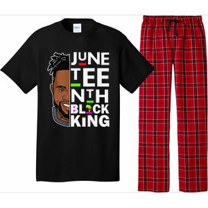 Juneteenth Black King Melanin Father Dad Son Dad Da Pajama Set