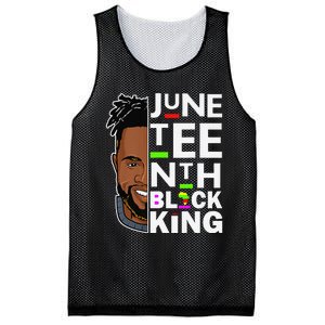 Juneteenth Black King Melanin Father Dad Son Dad Da Mesh Reversible Basketball Jersey Tank