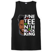 Juneteenth Black King Melanin Father Dad Son Dad Da PosiCharge Competitor Tank