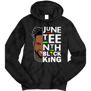 Juneteenth Black King Melanin Father Dad Son Dad Da Tie Dye Hoodie