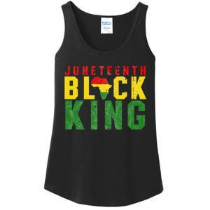 Juneteenth Black King Emancipation Day Melanin Pride Ladies Essential Tank