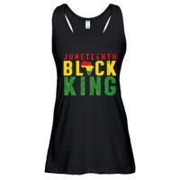 Juneteenth Black King Emancipation Day Melanin Pride Ladies Essential Flowy Tank