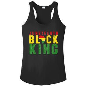 Juneteenth Black King Emancipation Day Melanin Pride Ladies PosiCharge Competitor Racerback Tank