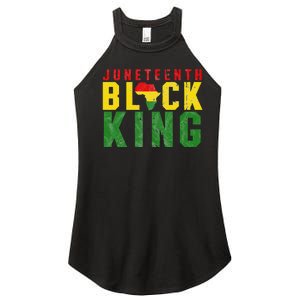 Juneteenth Black King Emancipation Day Melanin Pride Women's Perfect Tri Rocker Tank