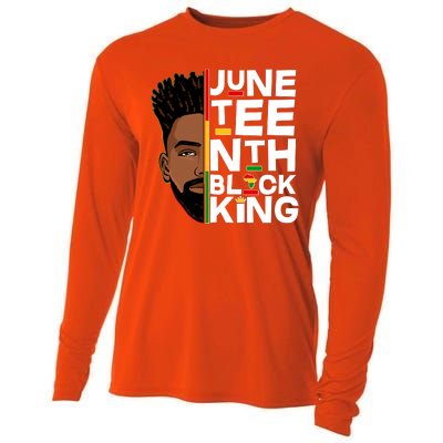 Juneteenth Black King Cooling Performance Long Sleeve Crew