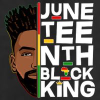 Juneteenth Black King 7 Panel Mesh Trucker Snapback Hat