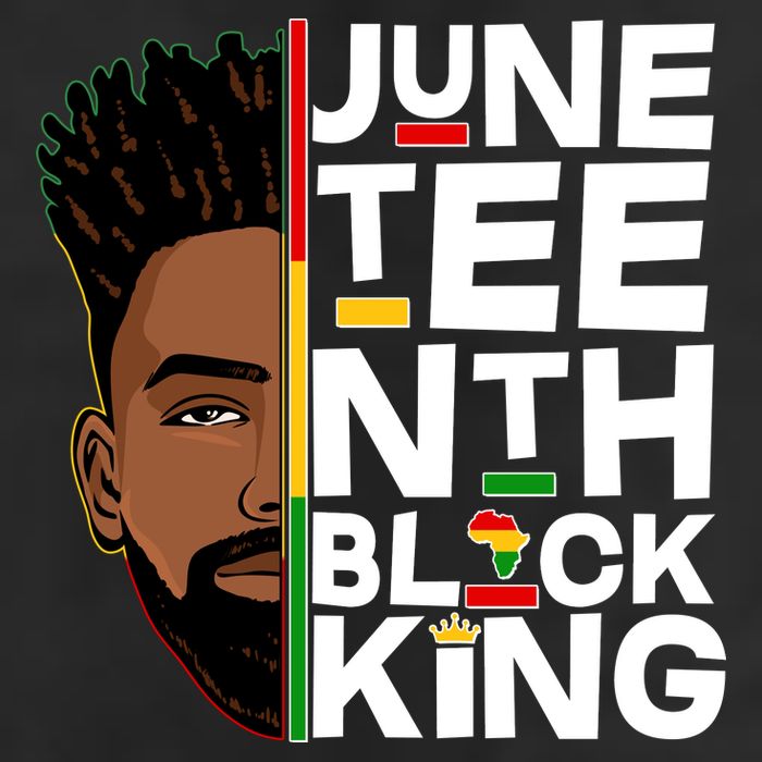 Juneteenth Black King 7 Panel Mesh Trucker Snapback Hat