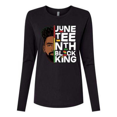 Juneteenth Black King Womens Cotton Relaxed Long Sleeve T-Shirt