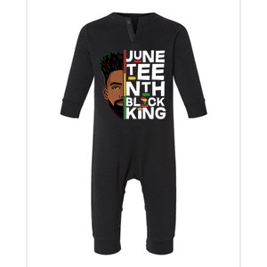 Juneteenth Black King Infant Fleece One Piece