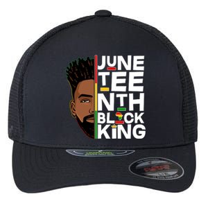 Juneteenth Black King Flexfit Unipanel Trucker Cap