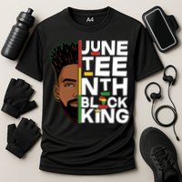Juneteenth Black King Cooling Performance Crew T-Shirt