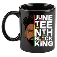 Juneteenth Black King 11oz C Handle Ceramic Mug