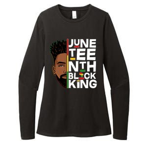 Juneteenth Black King Womens CVC Long Sleeve Shirt