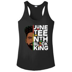 Juneteenth Black King Ladies PosiCharge Competitor Racerback Tank