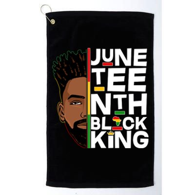 Juneteenth Black King Platinum Collection Golf Towel