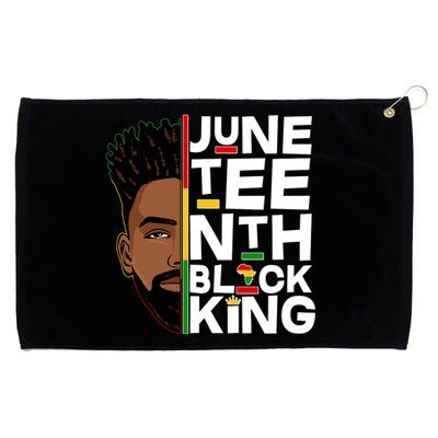 Juneteenth Black King Grommeted Golf Towel