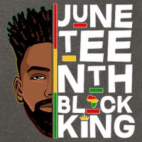 Juneteenth Black King Cotton Canvas Backpack