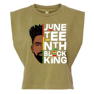 Juneteenth Black King Garment-Dyed Women's Muscle Tee