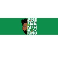 Juneteenth Black King Bumper Sticker