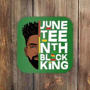 Juneteenth Black King Coaster