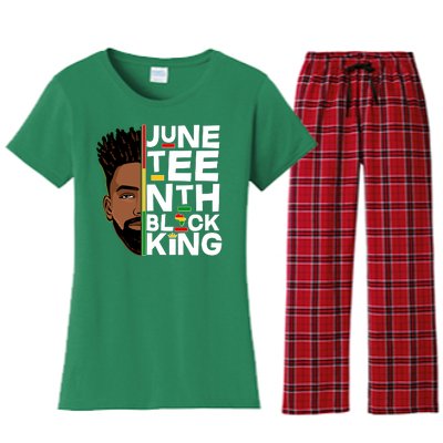 Juneteenth Black King Women's Flannel Pajama Set