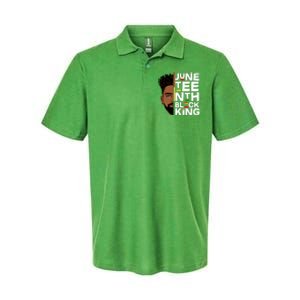 Juneteenth Black King Softstyle Adult Sport Polo