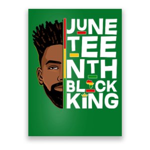 Juneteenth Black King Poster