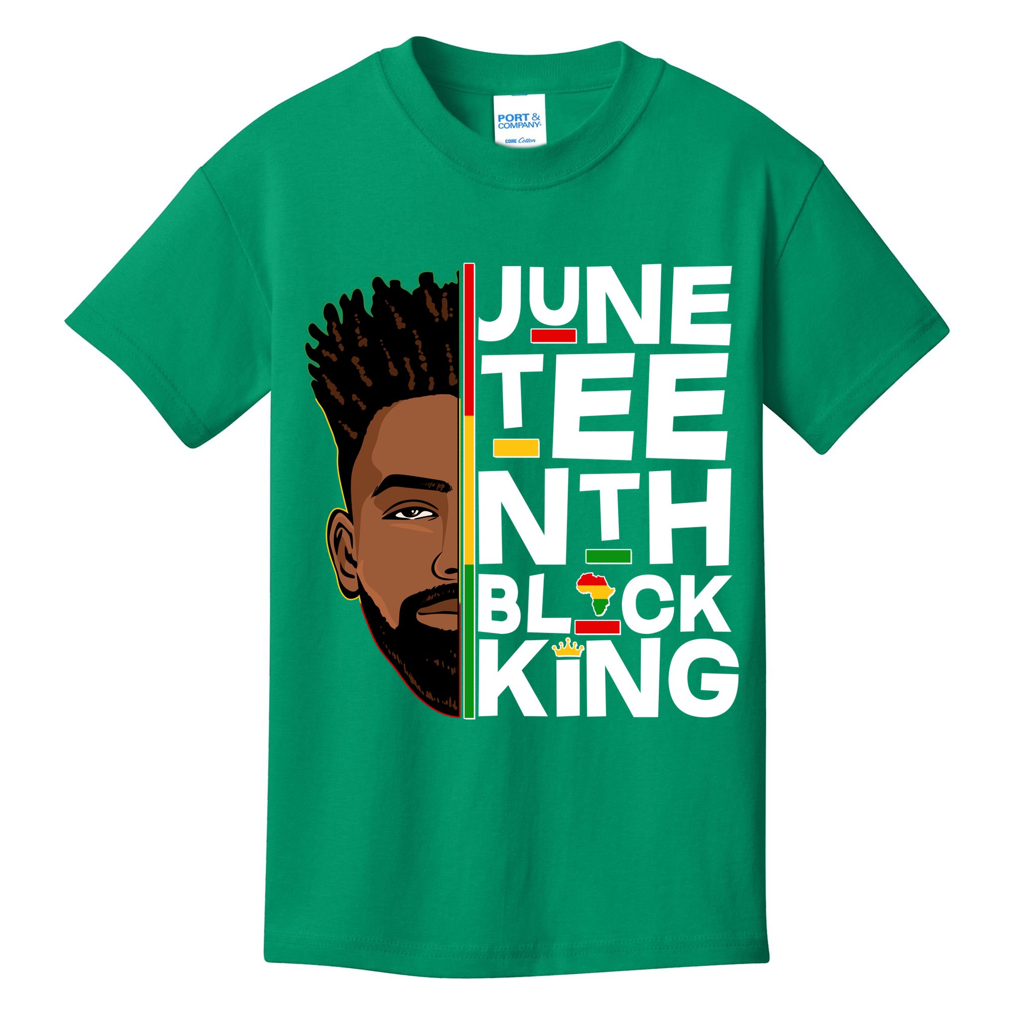 Juneteenth Black King Kids T-Shirt