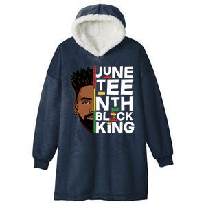 Juneteenth Black King Hooded Wearable Blanket