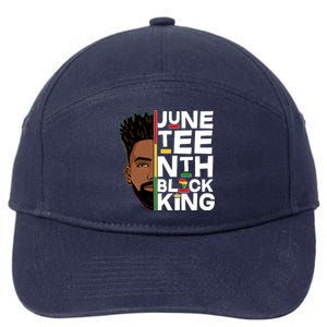 Juneteenth Black King 7-Panel Snapback Hat