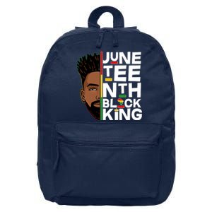 Juneteenth Black King 16 in Basic Backpack