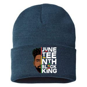 Juneteenth Black King Sustainable Knit Beanie