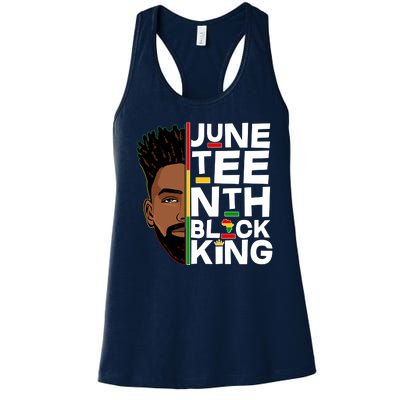 Juneteenth Black King Women's Racerback Tank