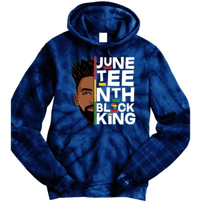 Juneteenth Black King Tie Dye Hoodie