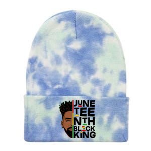 Juneteenth Black King Tie Dye 12in Knit Beanie