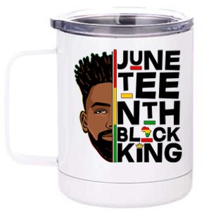 Juneteenth Black King 12 oz Stainless Steel Tumbler Cup