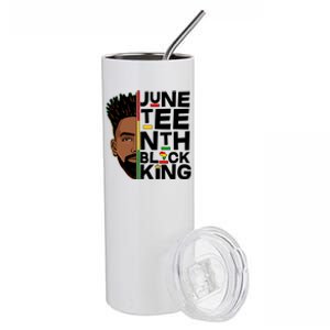 Juneteenth Black King Stainless Steel Tumbler