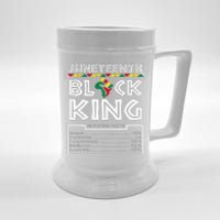 Juneteenth Black King Melanin Dad Fathers Day Father Fun Beer Stein