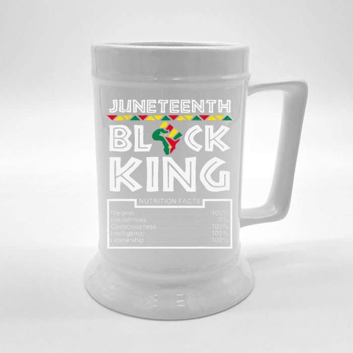 Juneteenth Black King Melanin Dad Fathers Day Father Fun Beer Stein