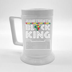 Juneteenth Black King Melanin Dad Fathers Day Father Fun Beer Stein