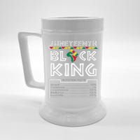 Juneteenth Black King Melanin Dad Fathers Day Father Fun Beer Stein