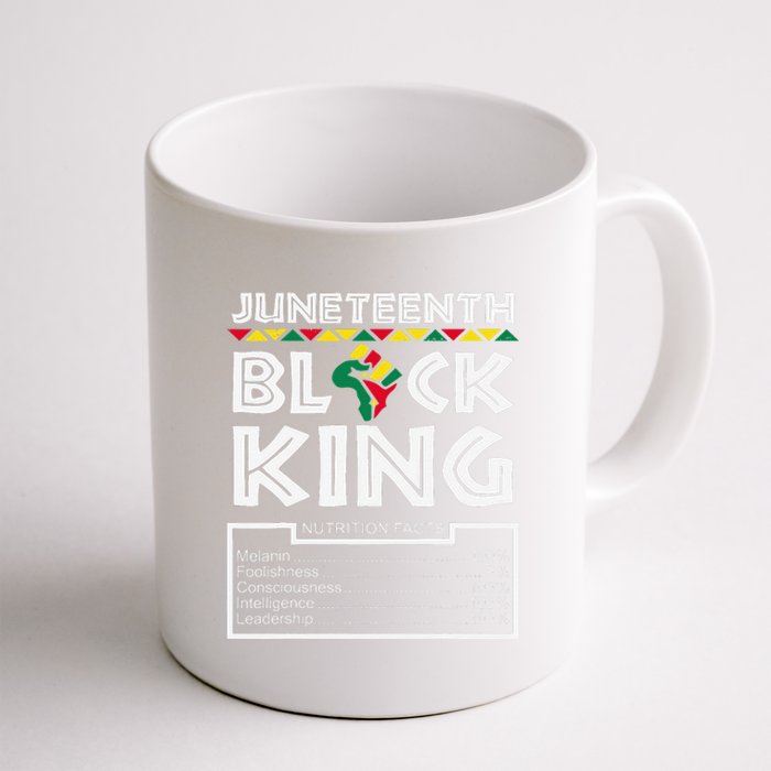 Juneteenth Black King Melanin Dad Fathers Day Father Fun Coffee Mug